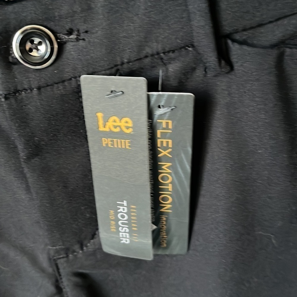 Lee Flex Motion Black Pants Bootcut - Picture 4 of 9